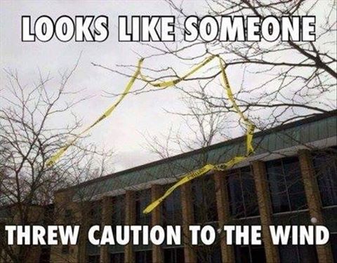 The In Throwing Wind Caution