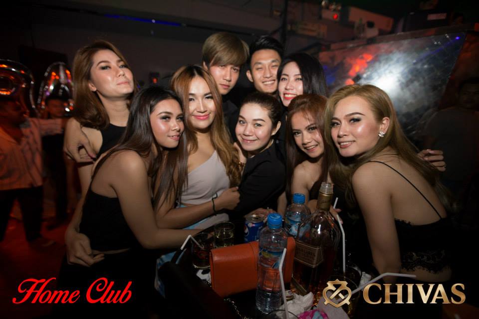 Club In Girls Vientiane Laos In Night