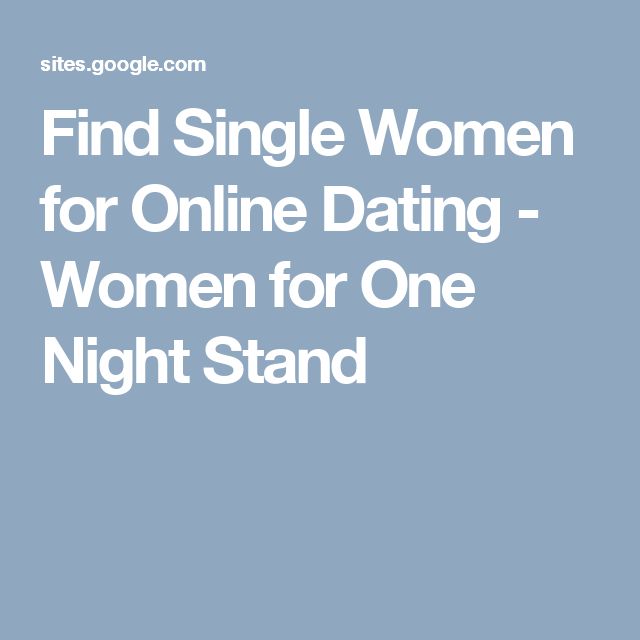 Dating Stand Agnostic One-night Singles
