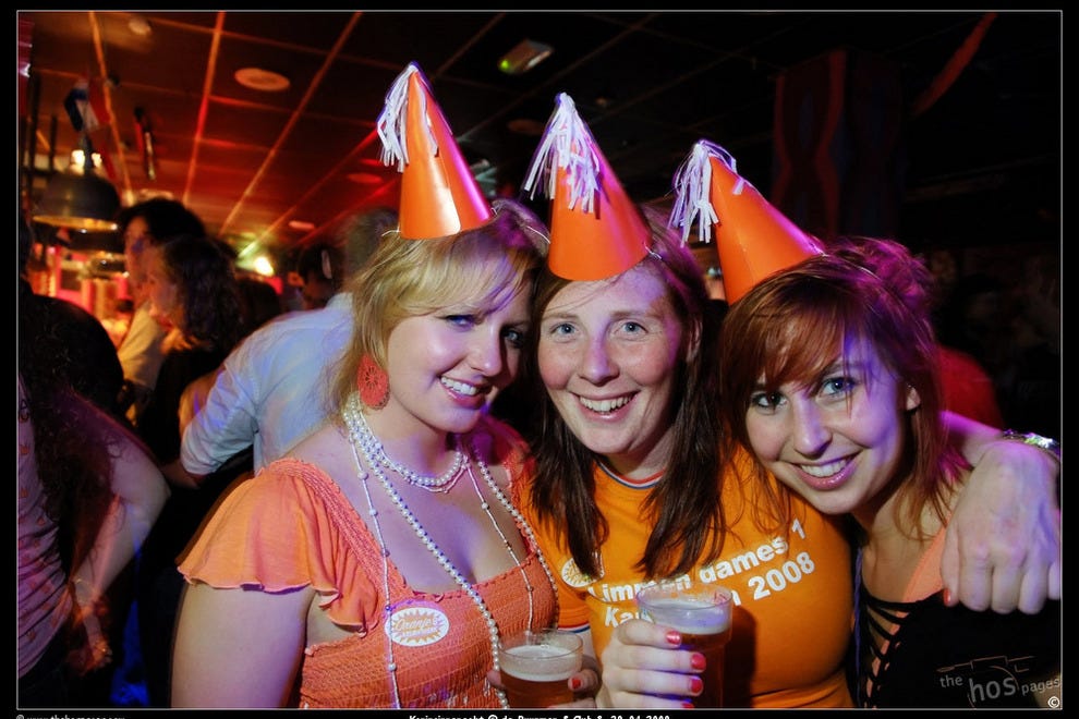 Girls In Night Club In Amsterdam Netherlands